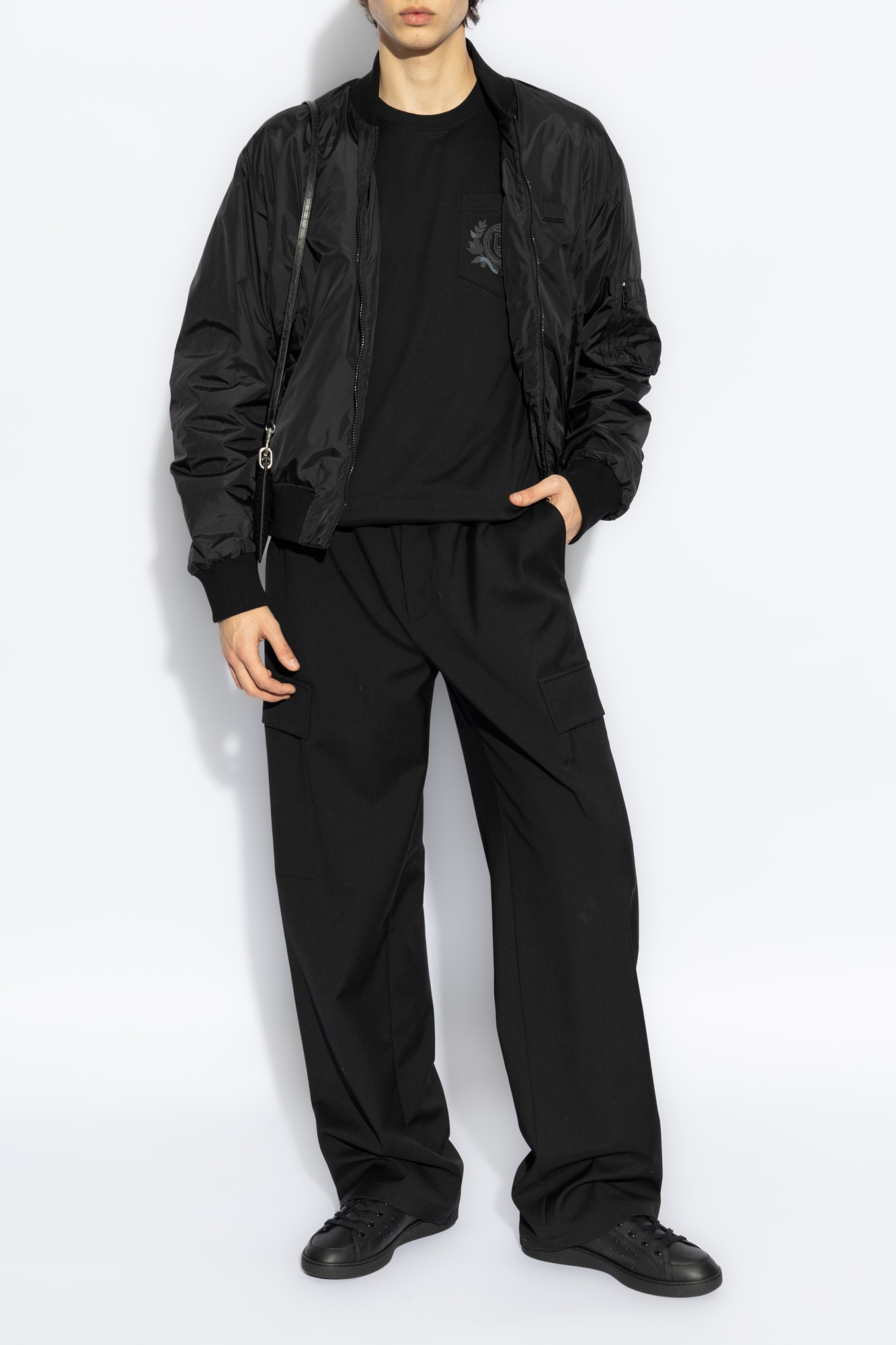 Black T-shirt with pocket Dolce & Gabbana - Vitkac Italy